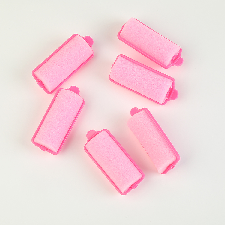 Pink Foam Soft Twist Hair Roller