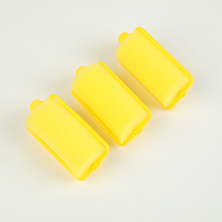 Yellow Foam Soft Twist Hair Roller