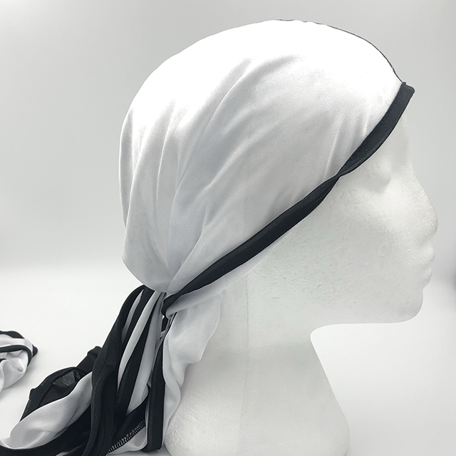 Polyester Solid Durag Color Two-Tone
