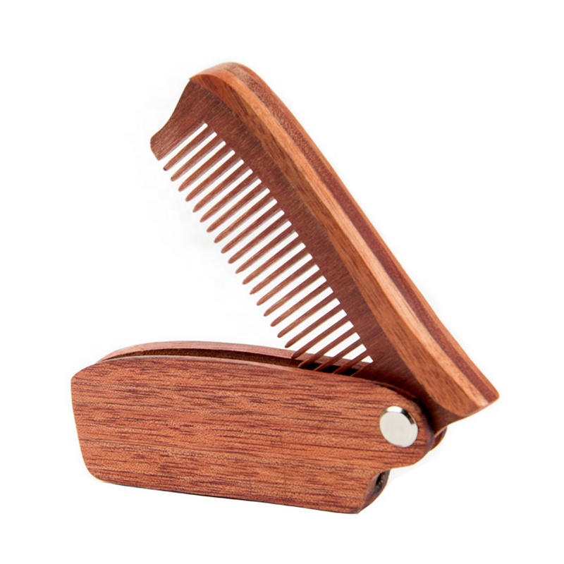Folding Beard Wood Comb