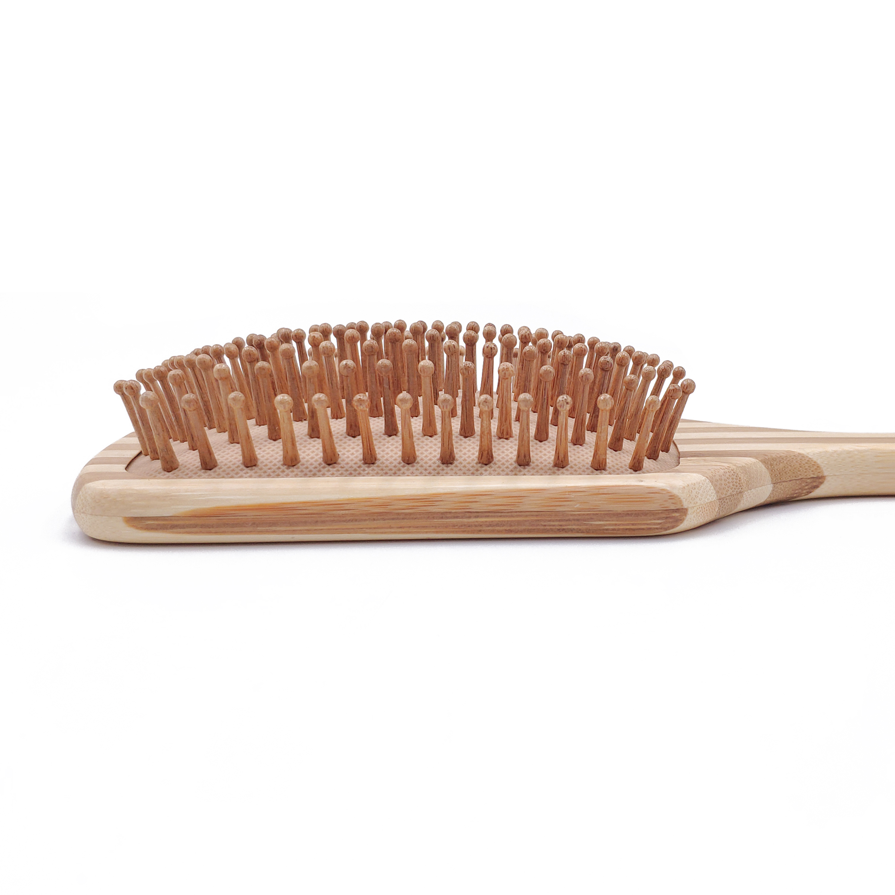 Mixed Color Bamboo Wide Tooth Comb